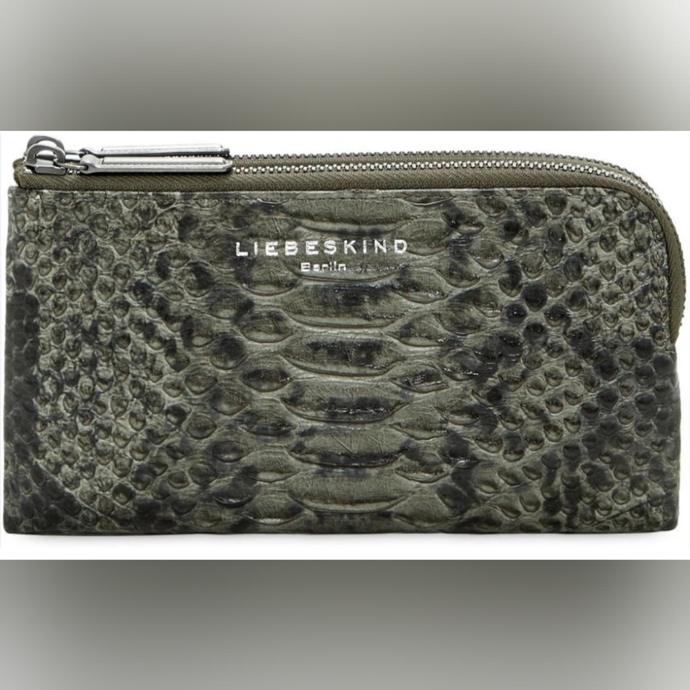 Liebeskind Berlin Green Snakeskin Wallet